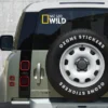 Nat geo wild sticker for car