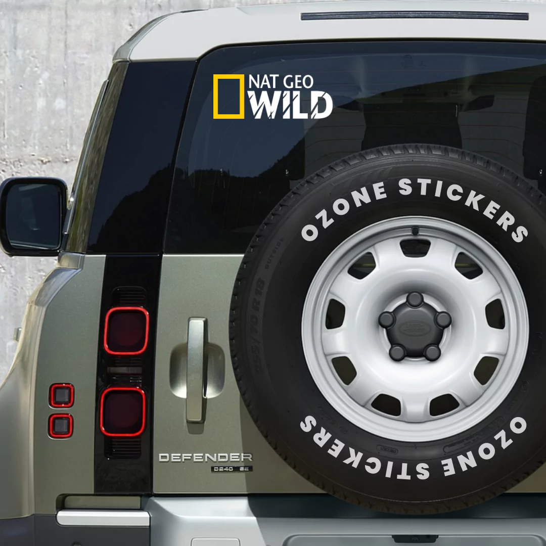 Nat geo wild sticker for car