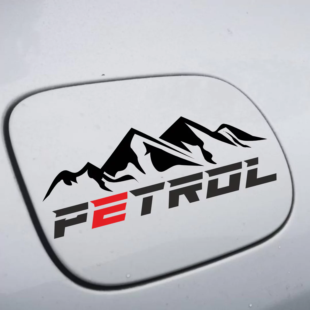 PETROL TANK STICKER FOR CAR FUEL TANK CAP LID